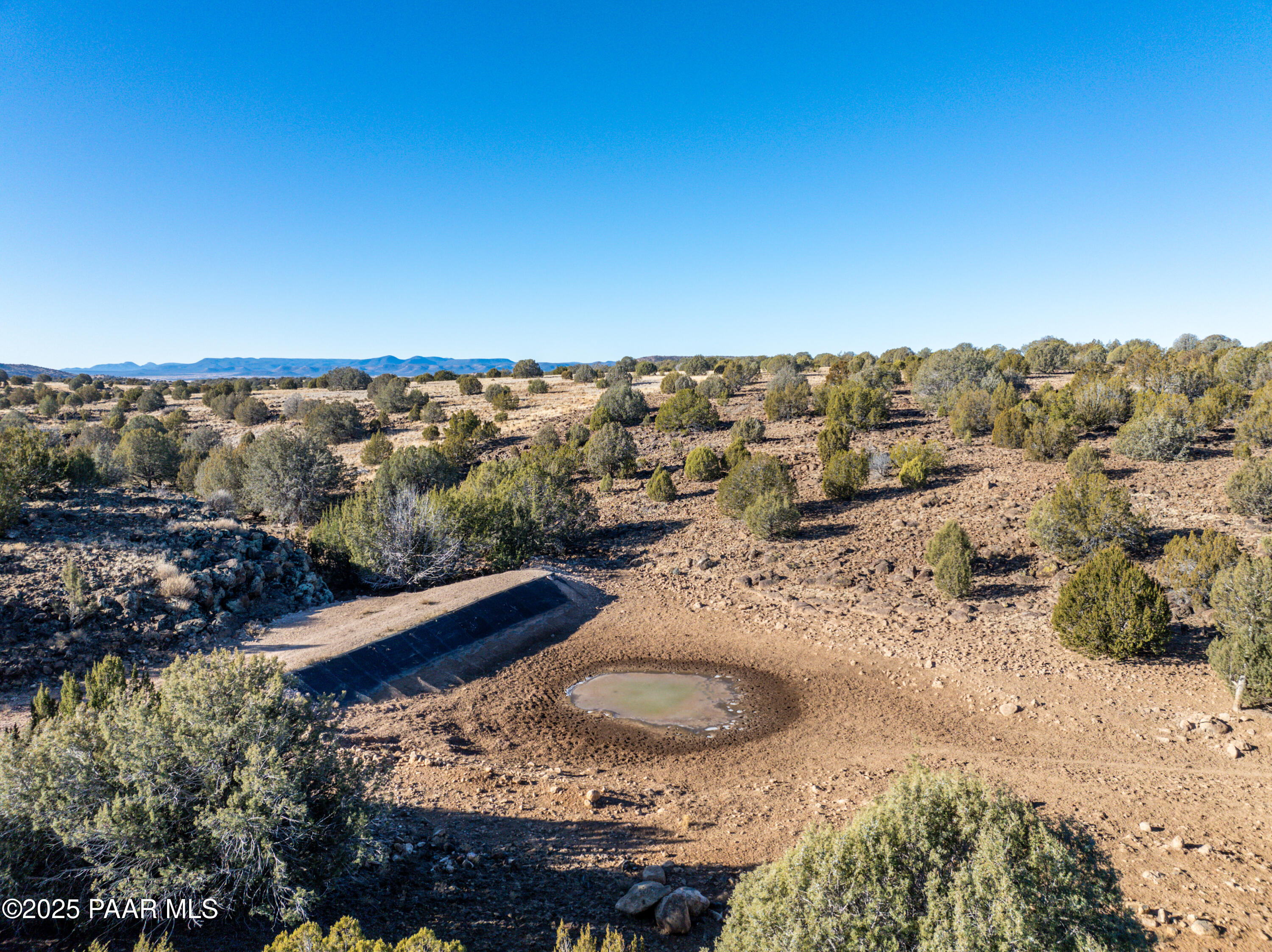 10777 Raging Crab Road Ash Fork, AZ 86320 - Photo 29 of 44 Aerial Pond 1