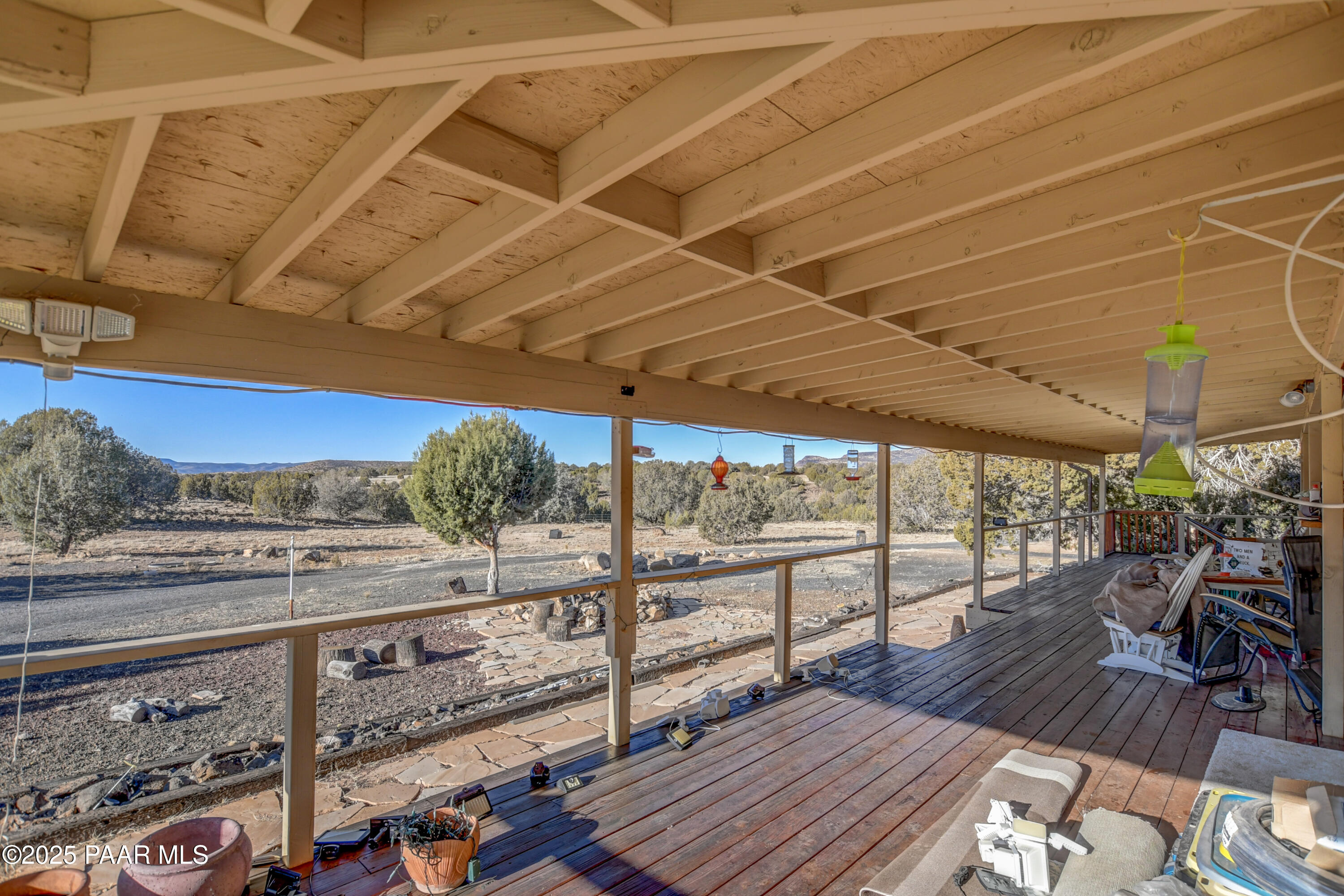 10777 Raging Crab Road Ash Fork, AZ 86320 - Photo 7 of 44 Front Patio view