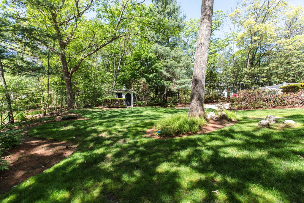 30 Old Farm Road Wellesley, MA 02481 - Photo 14 of 15 a view of outdoor space with a garden