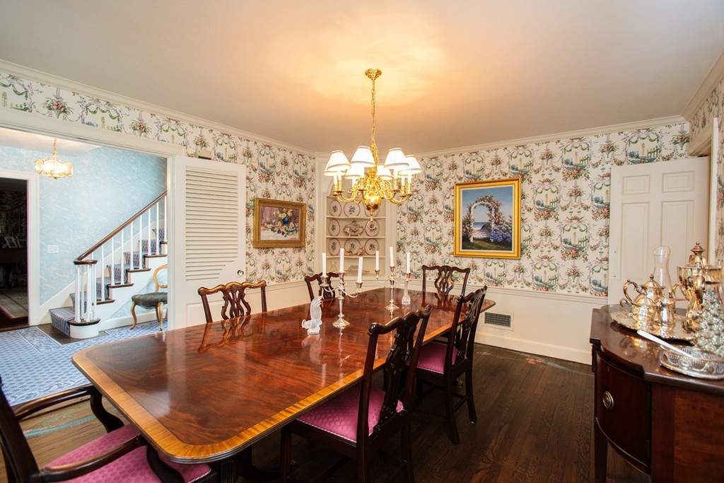 30 Old Farm Road Wellesley, MA 02481 - Photo 4 of 15 a dining room with furniture and window