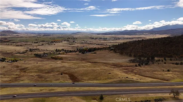 a view of a lake with a mountain