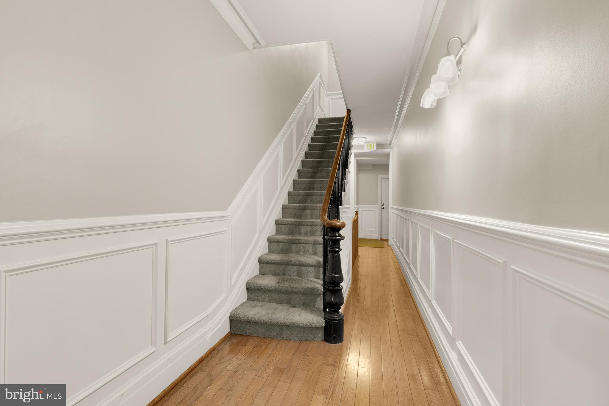 512 Cathedral Street, Unit 3 Baltimore, MD 21201 - Photo 29 of 38 a view of entryway with wooden floor