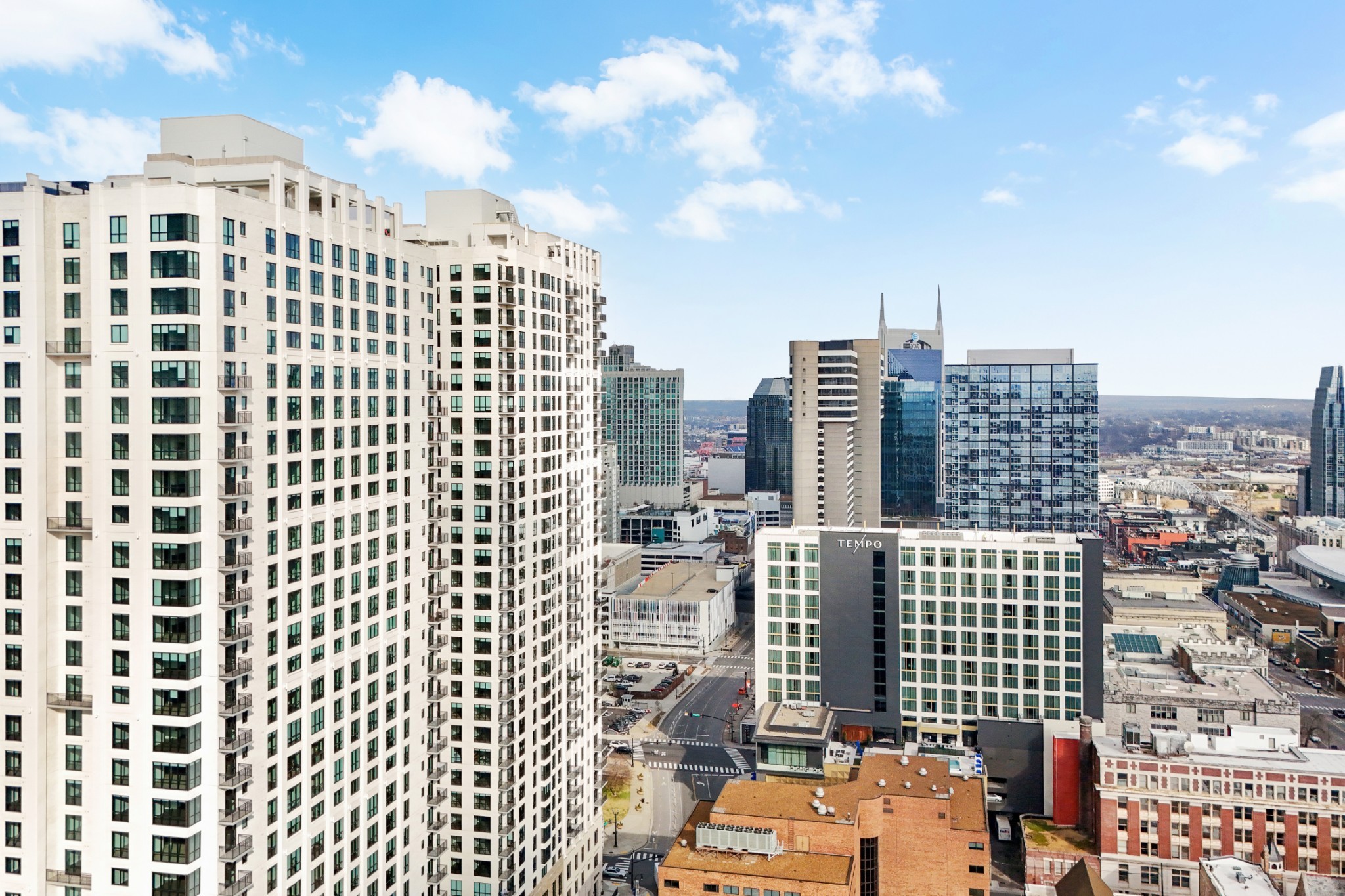 930 Commerce Street, Unit 508 Nashville, TN 37203 - Photo 61 of 65 a city view with tall buildings