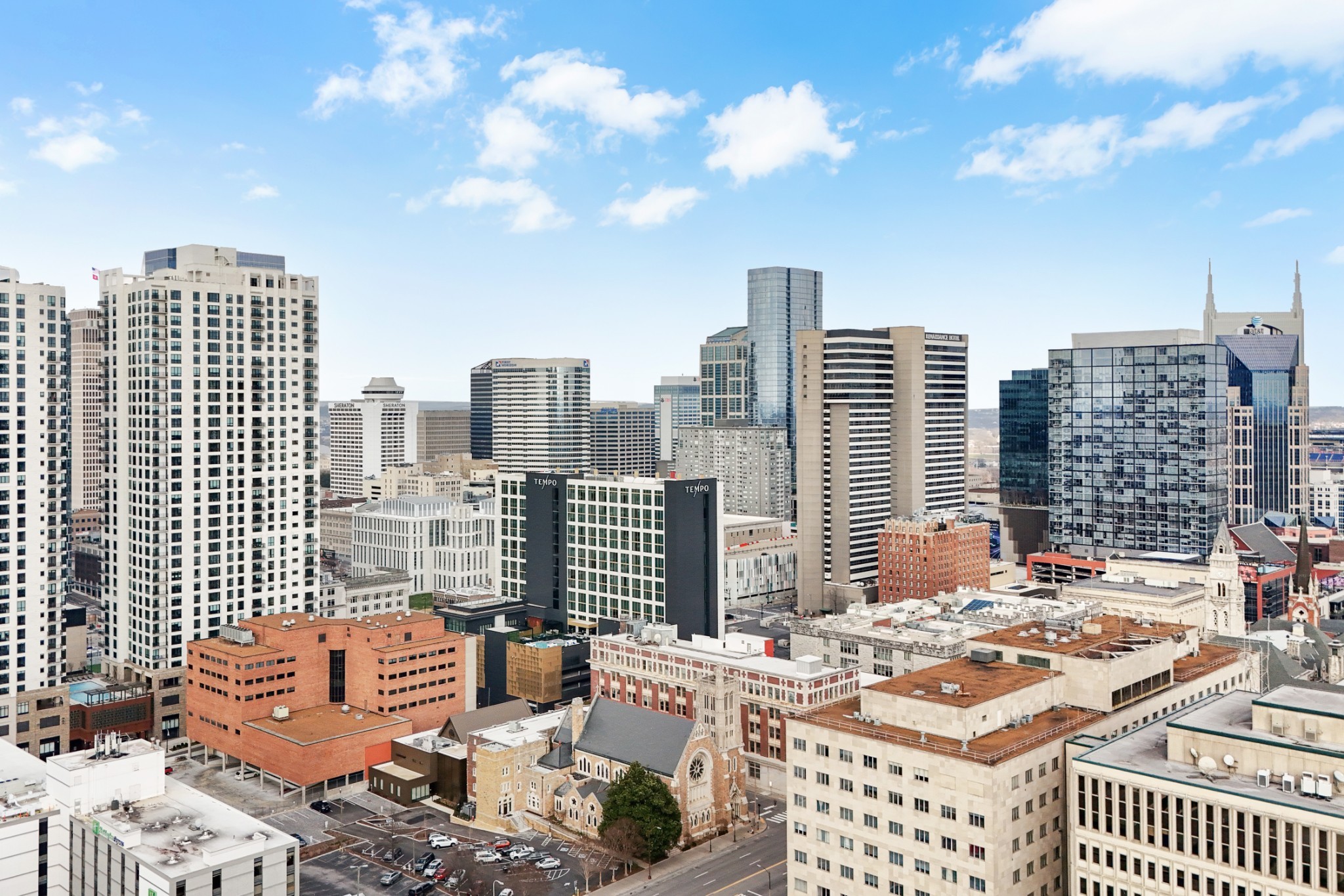 930 Commerce Street, Unit 508 Nashville, TN 37203 - Photo 62 of 65 a view of a city with tall buildings