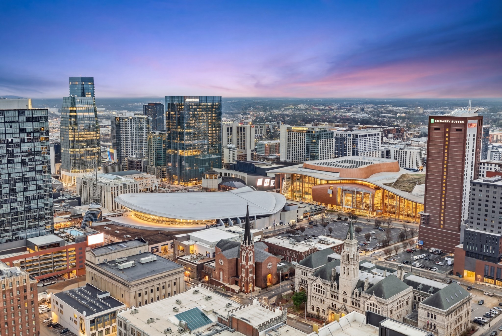 930 Commerce Street, Unit 508 Nashville, TN 37203 - Photo 65 of 65 a view of a city with tall buildings