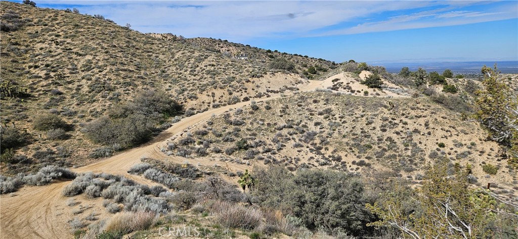 8243 Simson Road Pinon Hills, CA 92372 - Photo 9 of 33 a view of a large building with a mountain in the background