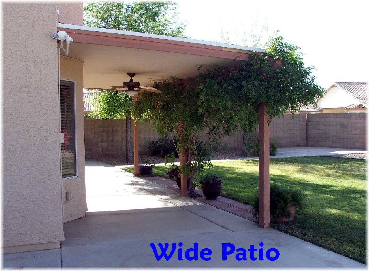 1654 West Boston Street Chandler, AZ 85224 - Photo 10 of 13 Wide backyard patio