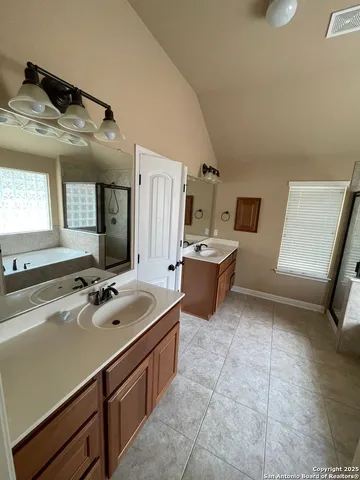 a view of balcony with wooden floor