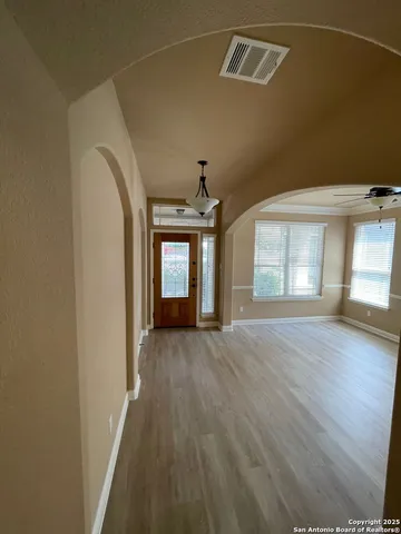 a view of livingroom with hardwood floor and window