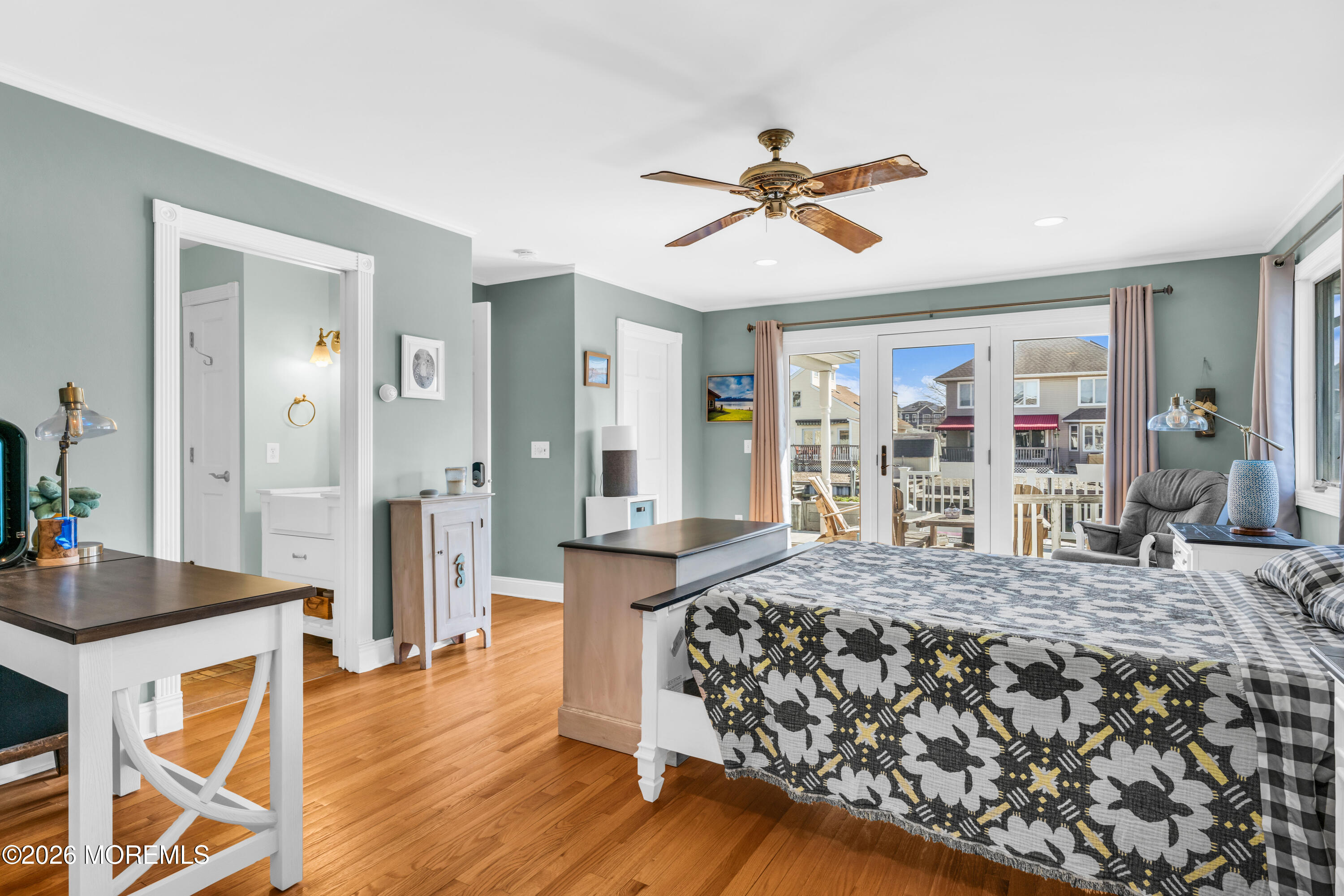 39 Pilot Road Toms River, NJ 08753 - Photo 11 of 34 a bedroom with a bed dresser and a wooden floor