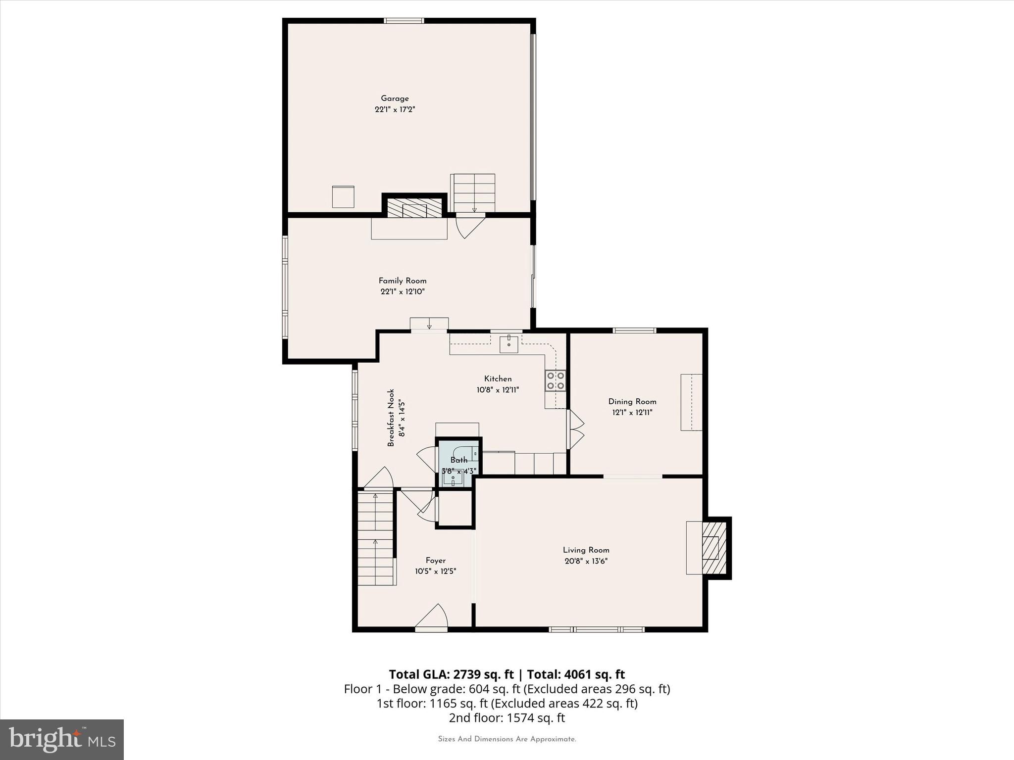 147 Snyder Lane Springfield, PA 19064 - Photo 40 of 42 First floor including garage.