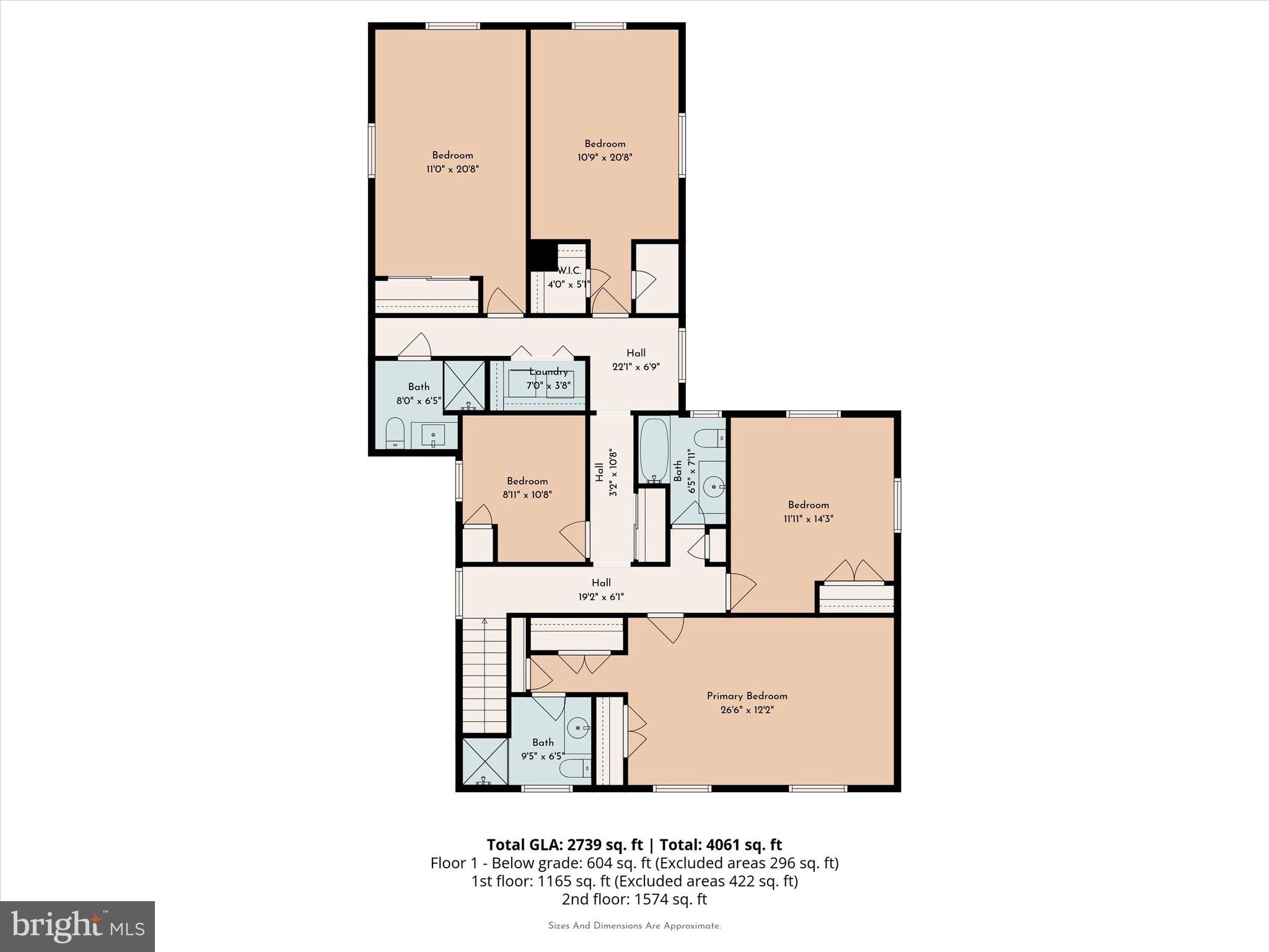 147 Snyder Lane Springfield, PA 19064 - Photo 41 of 42 Second floor layout.