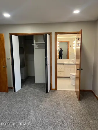 a view of a big room with closet and furniture