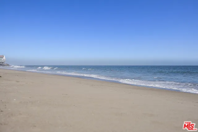 a view of beach and ocean