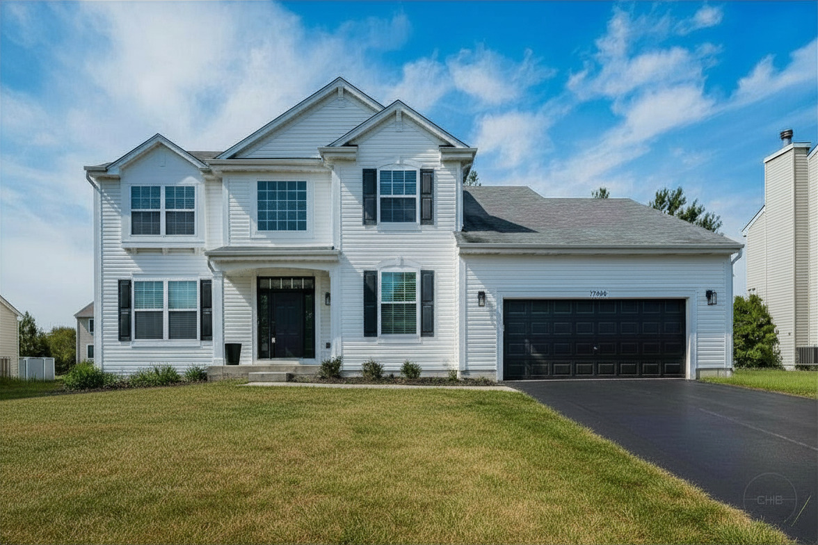 12948 Parterre Place Plainfield, IL 60585 - Photo 1 of 35 a front view of a house with a garden