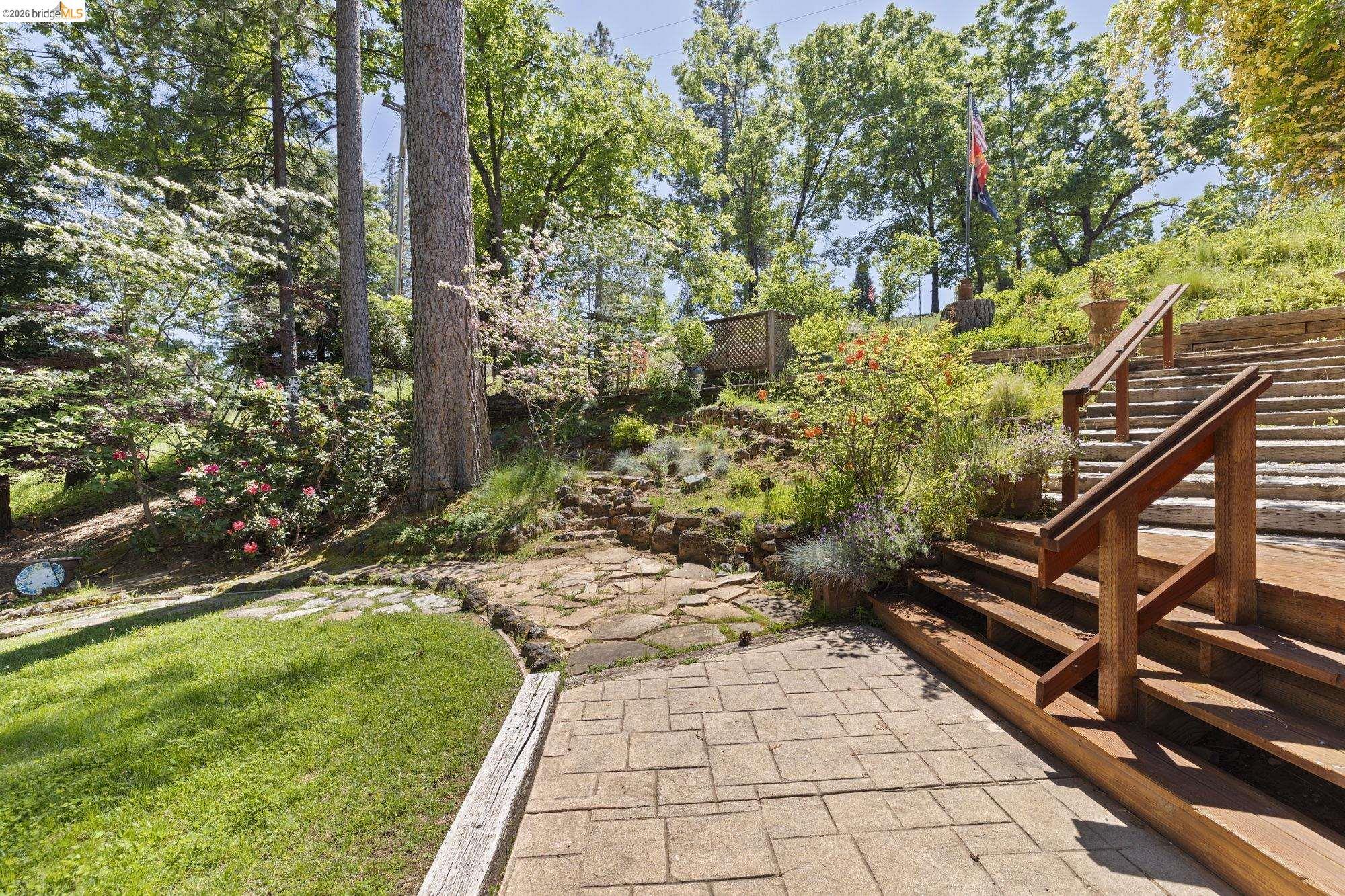 20581 Gerber Road Tuolumne, CA 95379 - Photo 56 of 60 View of patio / terrace featuring stairway