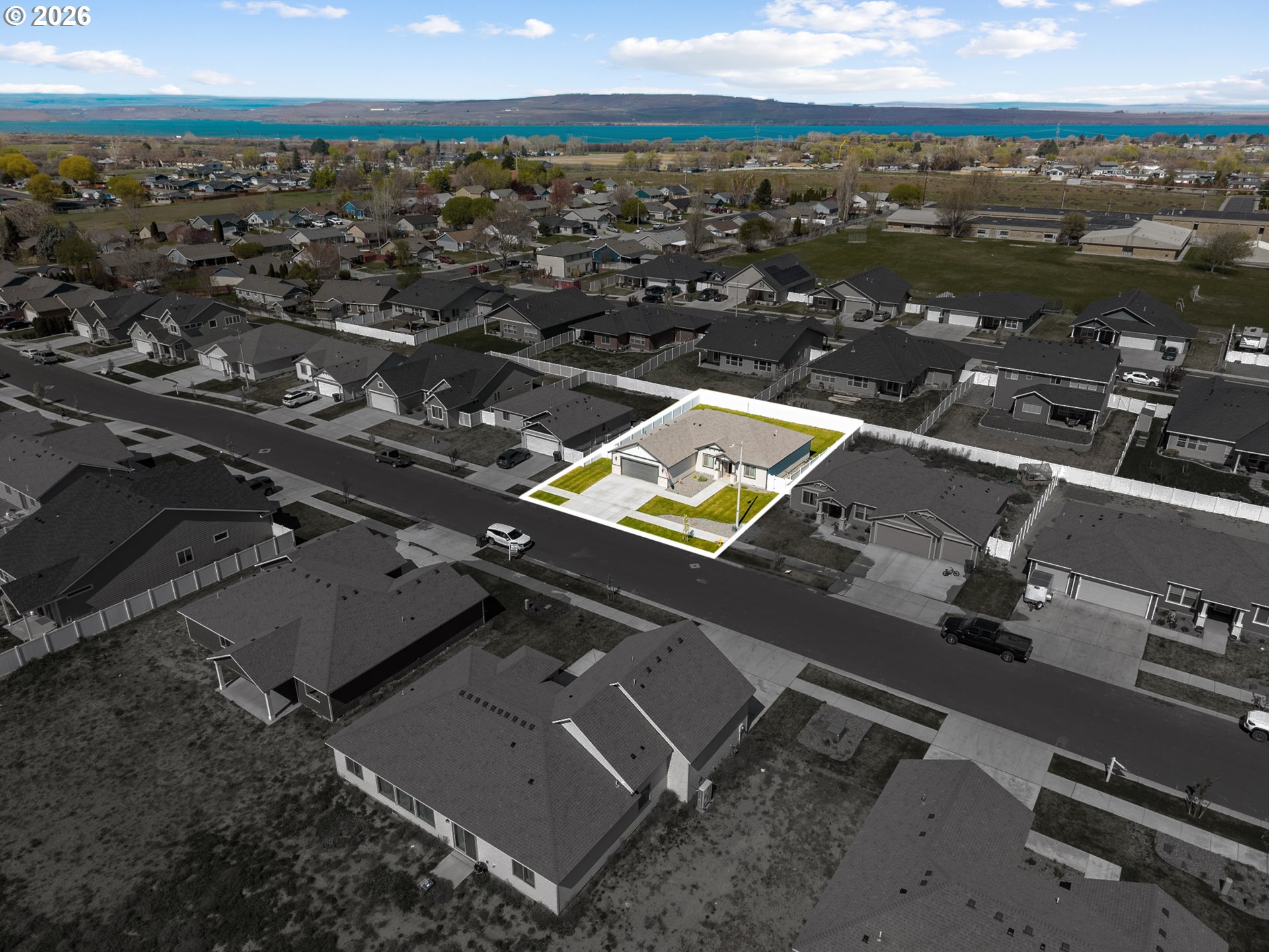 306 Sage Street Boardman, OR 97818 - Photo 23 of 24 an aerial view of multiple house