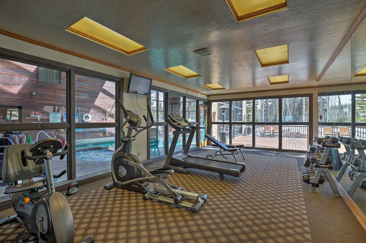 150 Ridgeview Street, Unit 222 Brian Head, UT 84719 - Photo 20 of 30 CC 219 fitness room and pool
