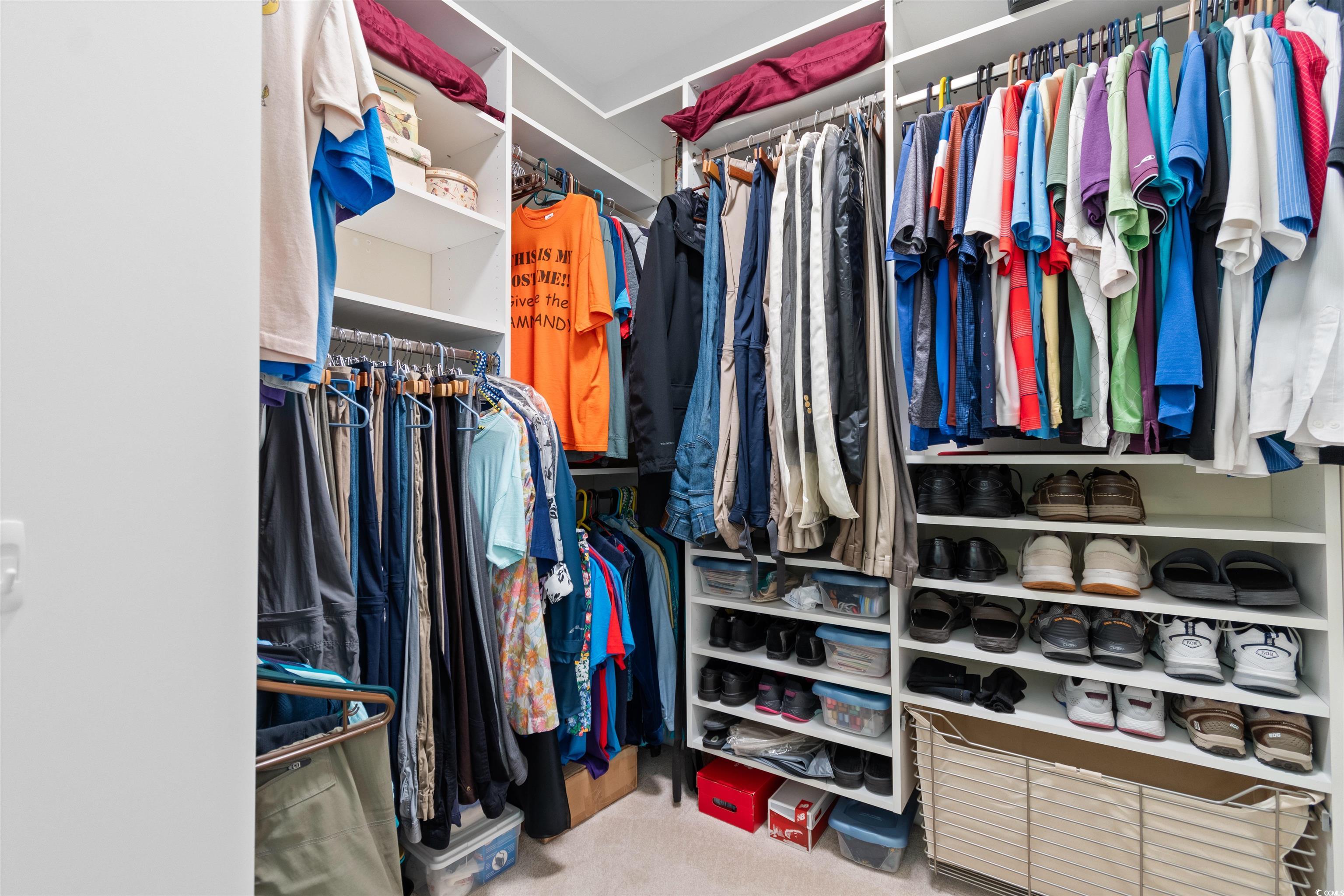 1573 Culbertson Avenue Myrtle Beach, SC 29577 - Photo 15 of 40 Walk in closet featuring light colored carpet