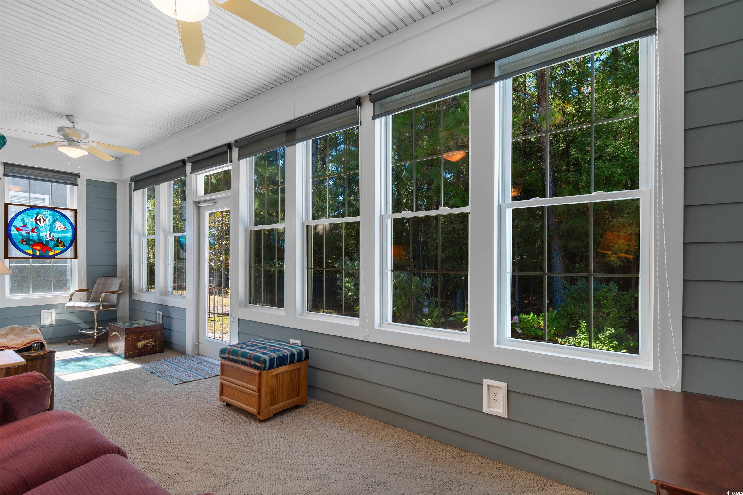 1573 Culbertson Avenue Myrtle Beach, SC 29577 - Photo 24 of 40 Sunroom with healthy amount of natural light and carpet