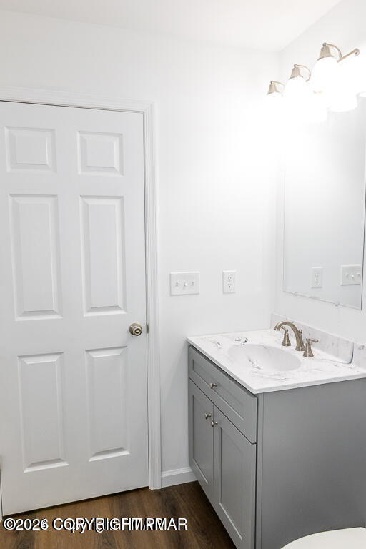 226 Apache Drive Effort, PA 18330 - Photo 27 of 30 a bathroom with a sink and a mirror