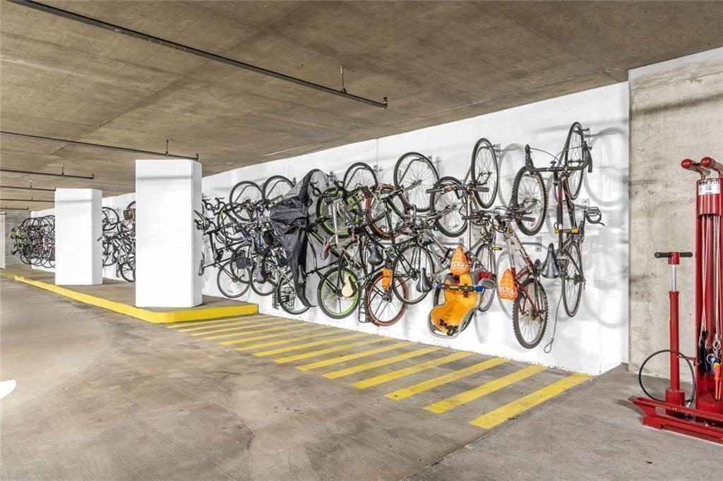 199 14th Street Northeast, Unit 510 Atlanta, GA 30309 - Photo 21 of 21 a view of bike storage with a sink