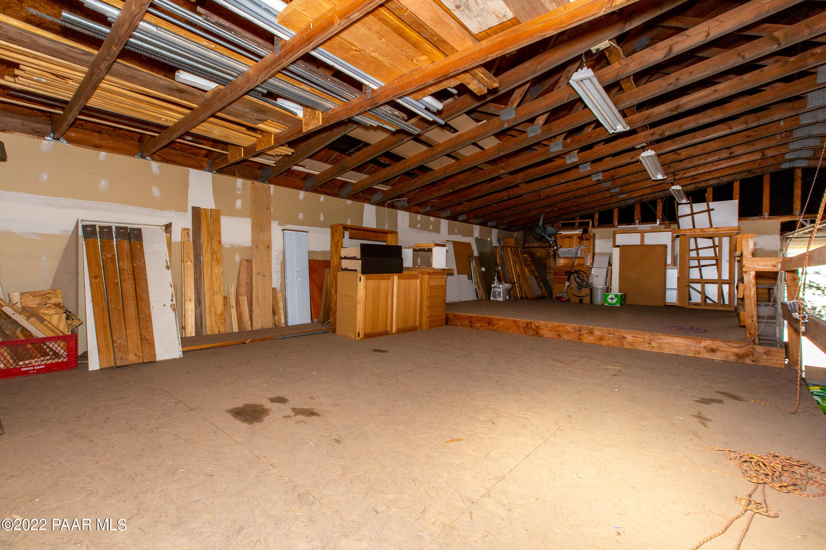6050 North Williamson Valley Road Prescott, AZ 86305 - Photo 47 of 59 RV garage upstairs storage loft
