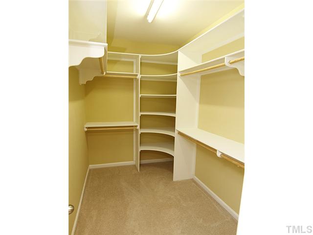 3805 Cathedral Bell Road Raleigh, NC 27614 - Photo 19 of 24 Now here's a closet to love! Custom built-ins make full use of this large space. You'll be amazed what you can fit in here!