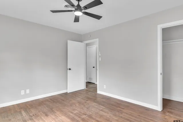 wooden floor in an empty room