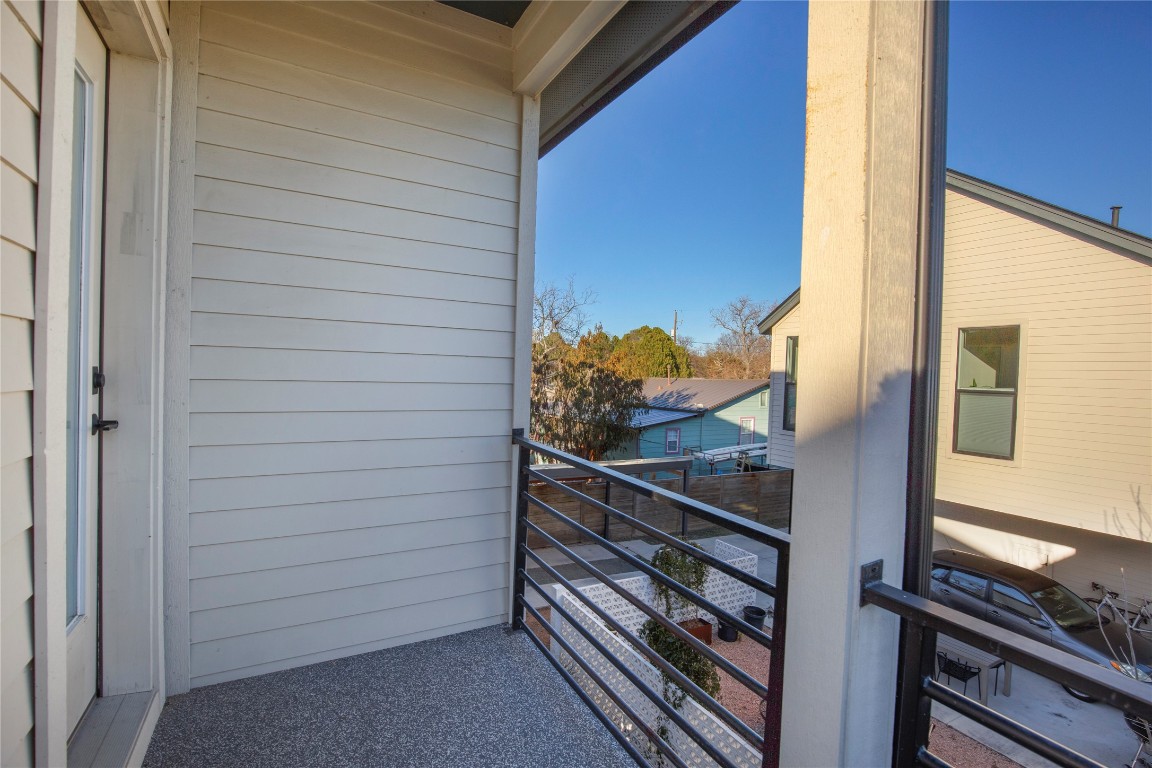 1708 Perez Street, Unit B Austin, TX 78721 - Photo 15 of 19 a view of a door and a window