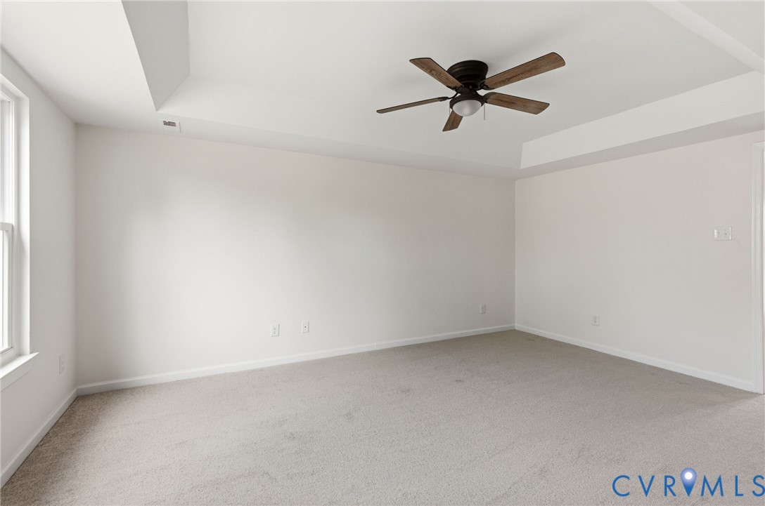 3230 Ransom Hills Road North Chesterfield, VA 23237 - Photo 15 of 27 Family room with new carpet, tray ceiling and new