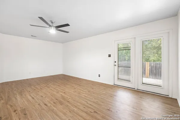 wooden floor in an empty room