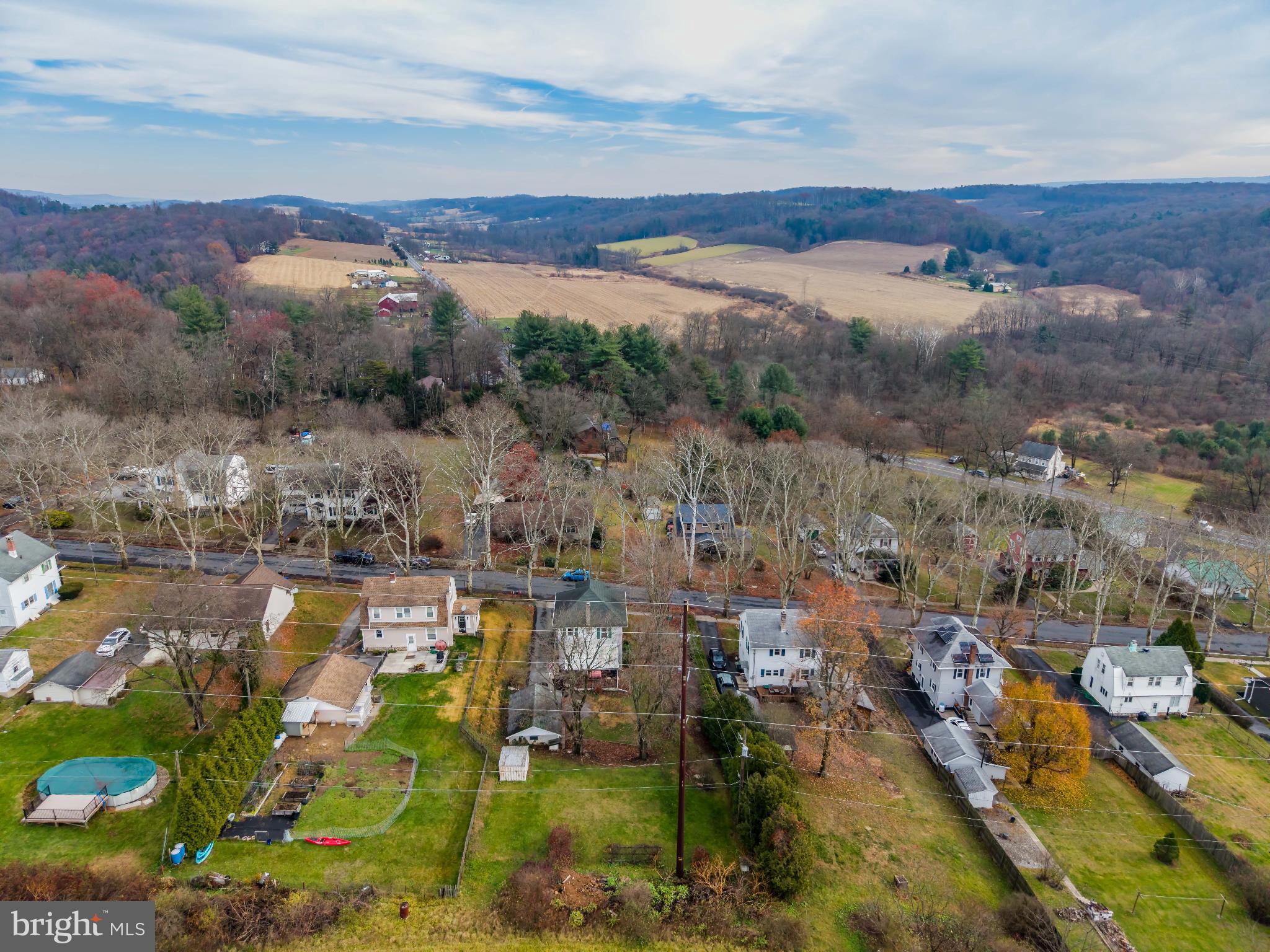 21 Hallton Hill Road Pine Grove, PA 17963 - Photo 22 of 22 a view of a city with mountains in the background