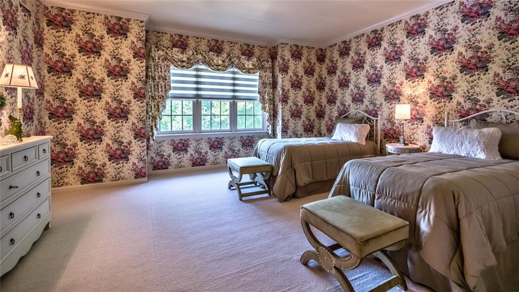 121 Buckthorn Drive Baden, PA 15005 - Photo 21 of 25 One of 2 additional bedrooms that share a hall bath and hall sitting area. All bedrooms have blinds and window treatments plus organizers in closets.