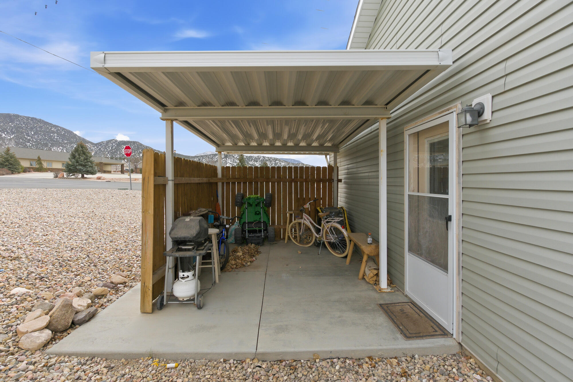 577-593 East Nichols Canyon Road, Unit 577579 & 591593 RV GARAGE Cedar City, UT 84721 - Photo 95 of 102 This unit features an additional 180 sqft carport/patio area.