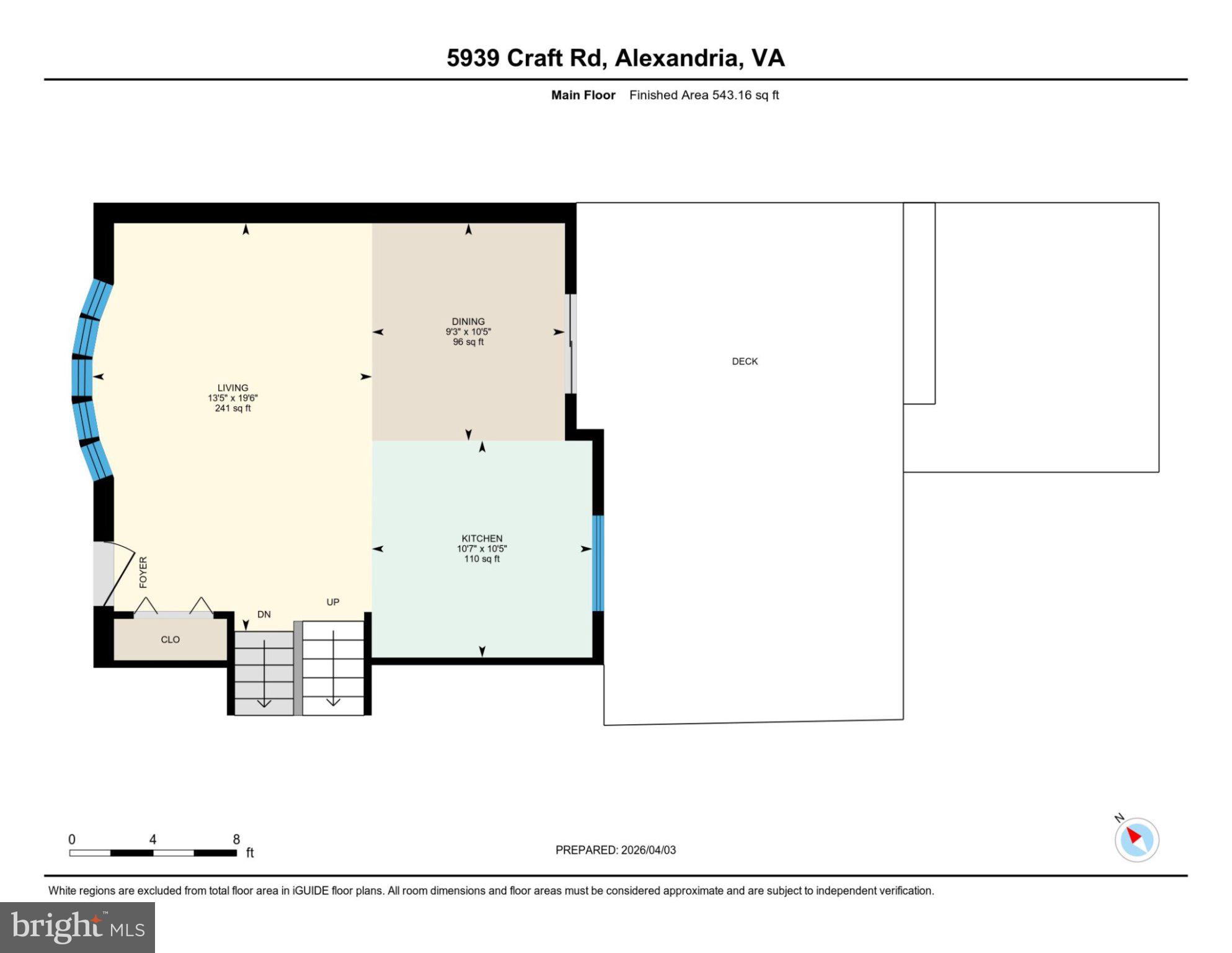 5939 Craft Alexandria, VA 22310 - Photo 44 of 54 Spacious layout in Alexandria, VA.