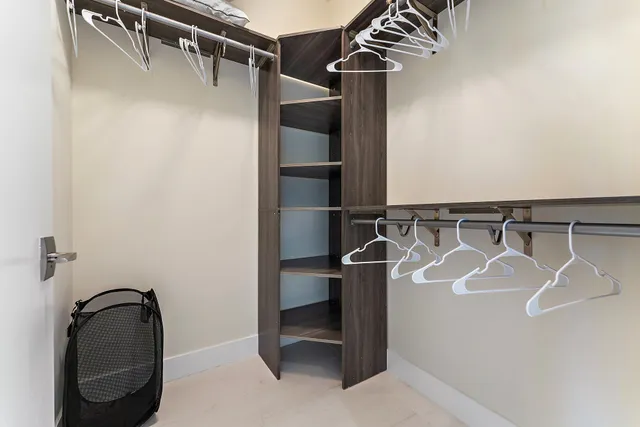 a view of walk in closet