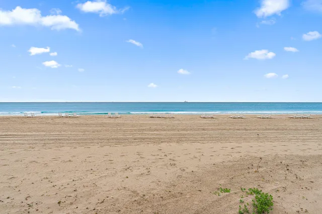 a view of an ocean and beach