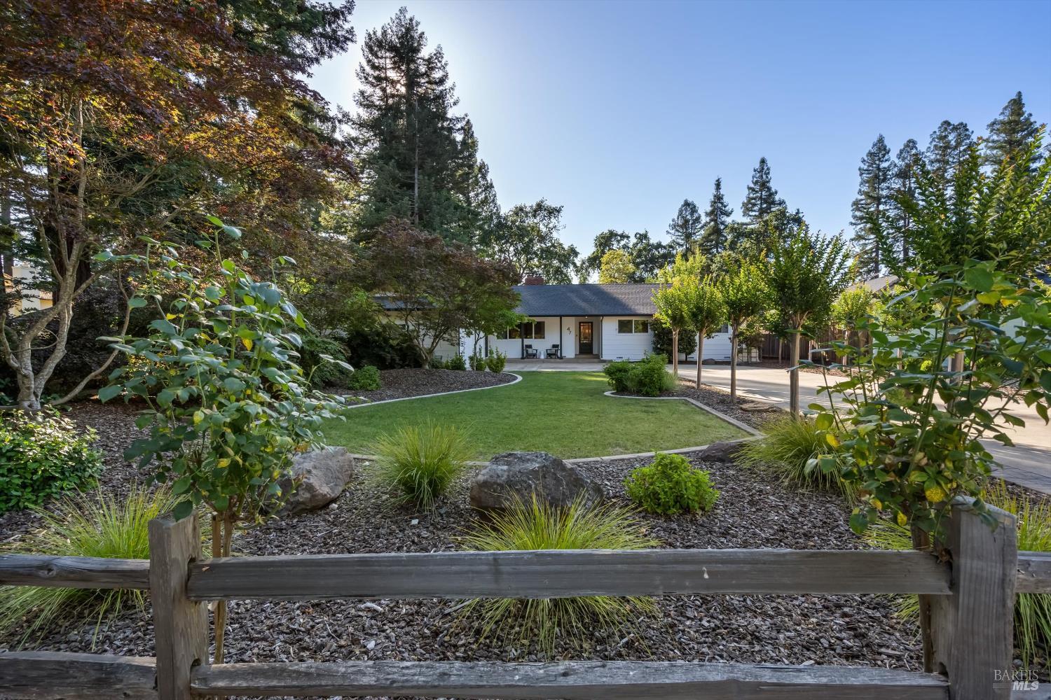 47 Hoff Road Kenwood, CA 95409 - Photo 3 of 45 Set back from the road for plenty of room to enjoy your privacy