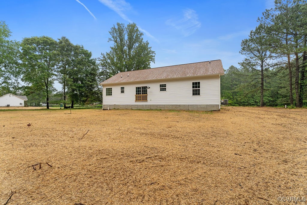 26354 Old Pitts Road Ruther Glen, VA 22546 - Photo 34 of 36 Back of property