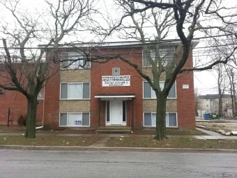 a sign on the side of a building