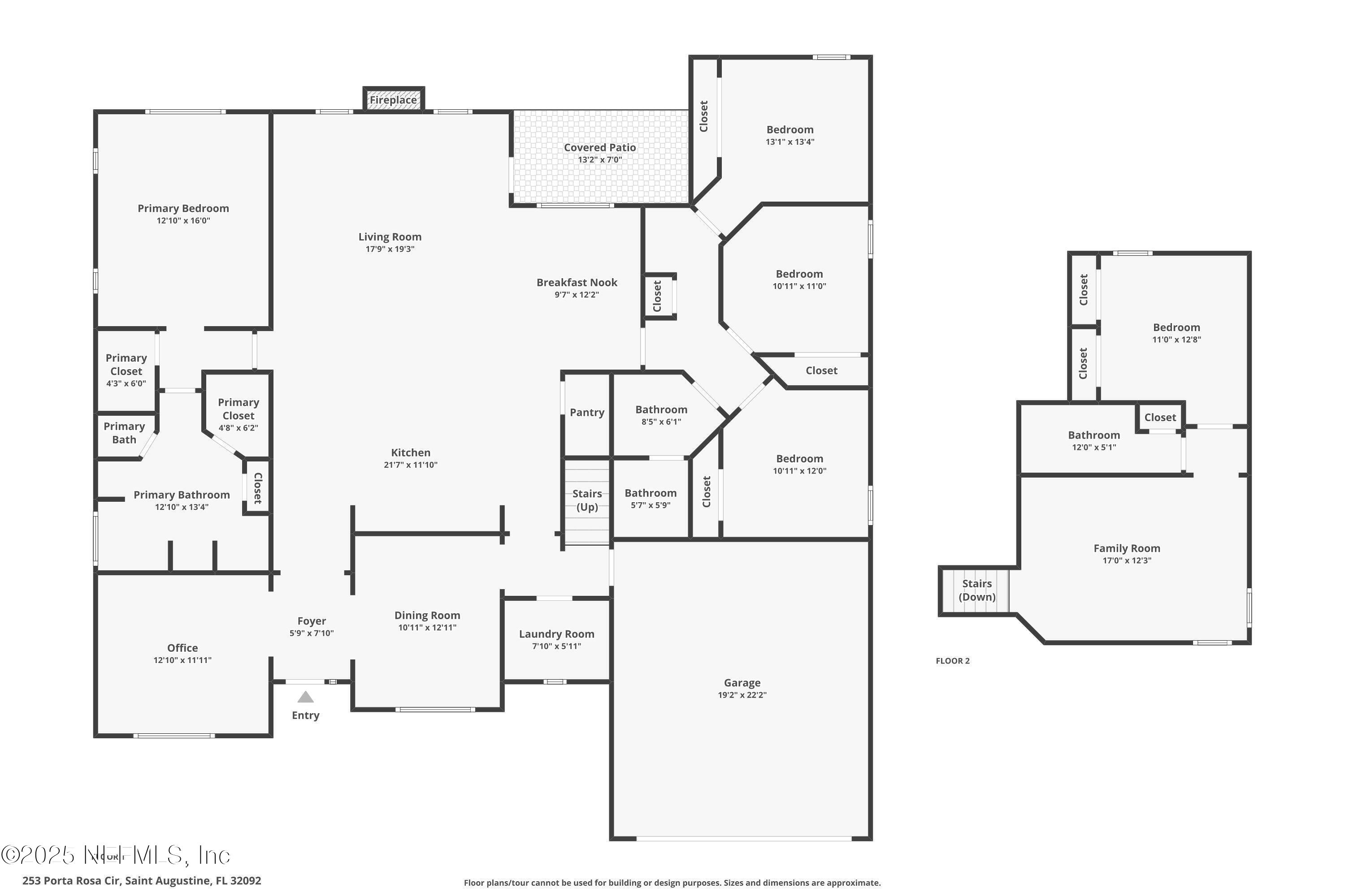 253 Porta Rosa Circle St. Augustine, FL 32092 - Photo 60 of 60 Floor Plan