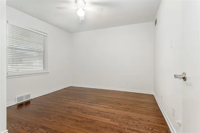 wooden floor in an empty room