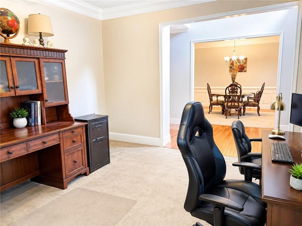 3776 Mason Ridge Drive Winston, GA 30187 - Photo 28 of 48 a view of a workspace with furniture and a window