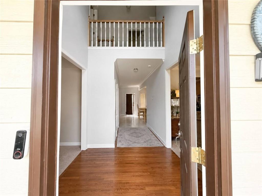 3776 Mason Ridge Drive Winston, GA 30187 - Photo 6 of 48 a view of a hallway with wooden floor and entryway