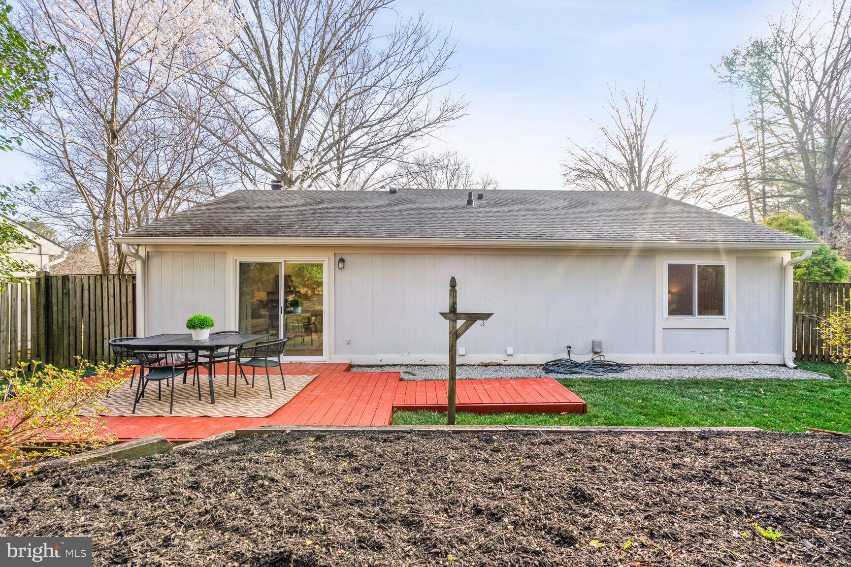 11408 Turnmill Lane Reston, VA 20191 - Photo 15 of 17 a backyard of a house with table and chairs
