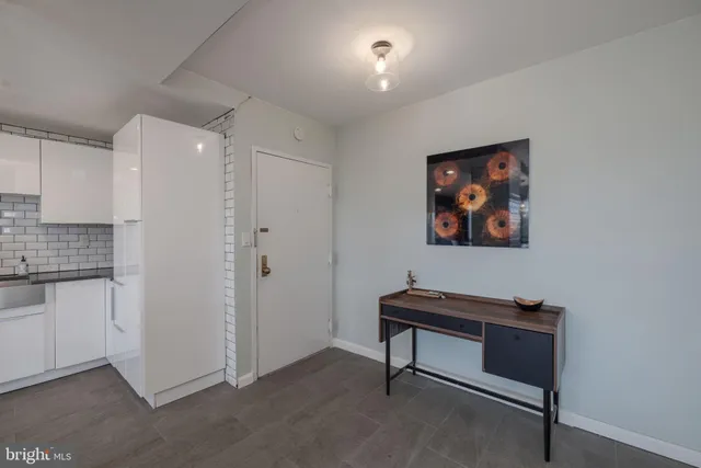 a view of room with workspace