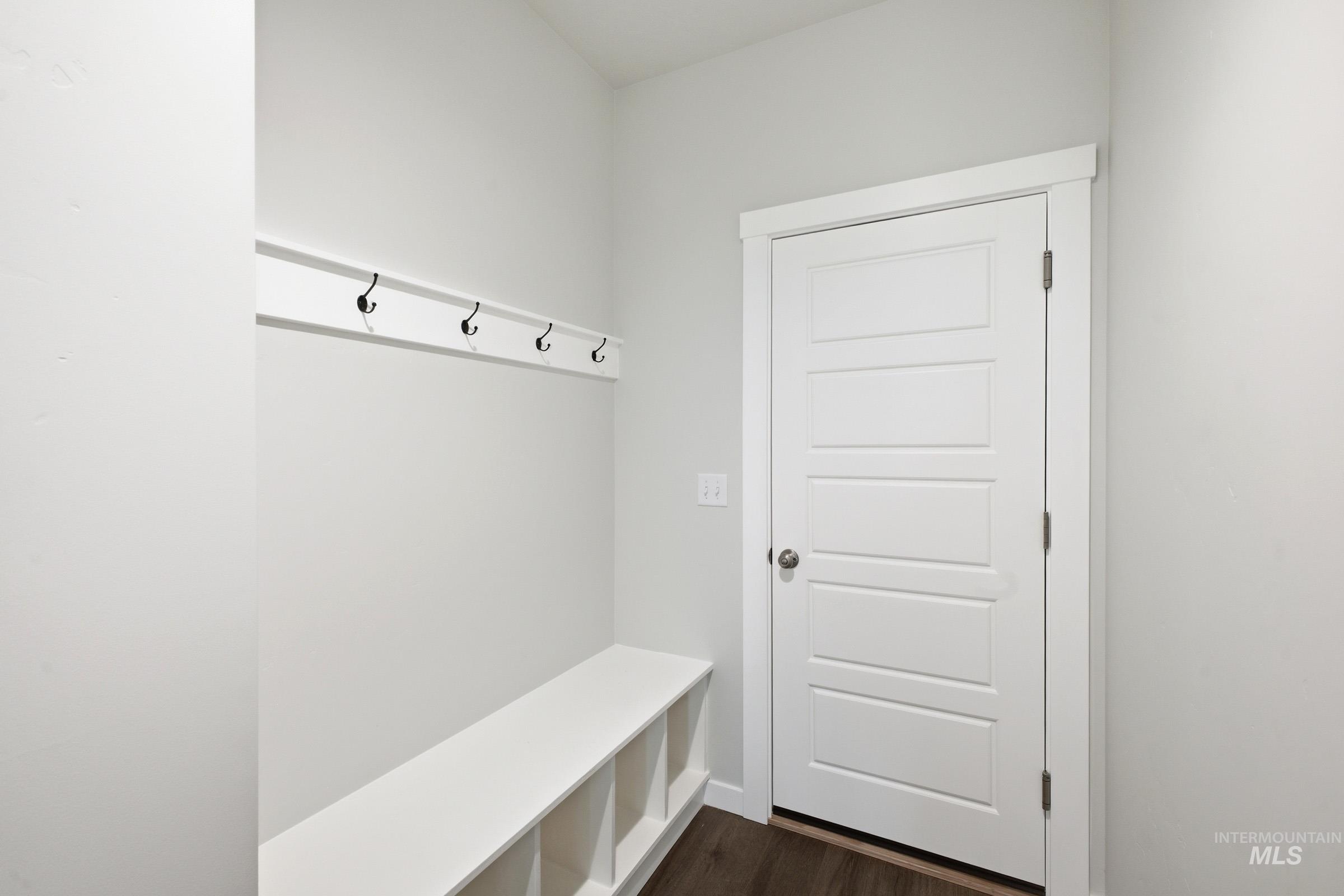 5293 South Memory Avenue Meridian, ID 83642 - Photo 17 of 24 Mudroom with dark wood-type flooring