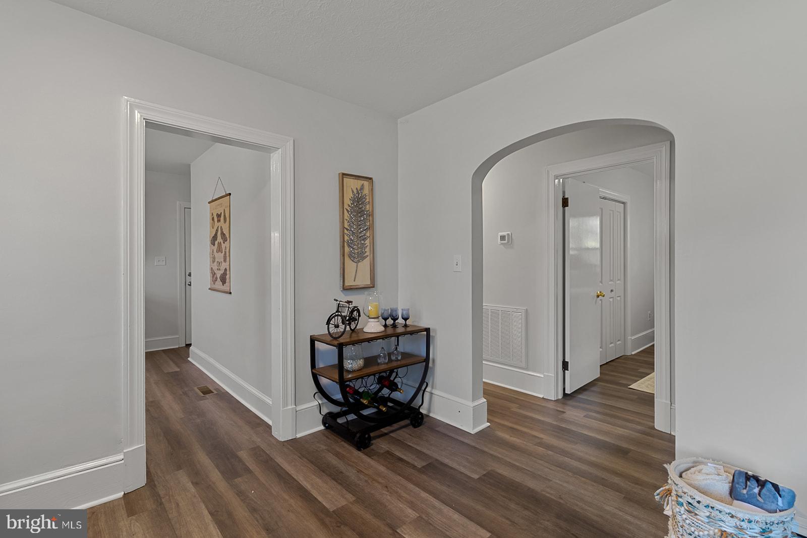 52 Lake Road Lottsburg, VA 22511 - Photo 19 of 42 Hallway to Kitchen and bedroom wing