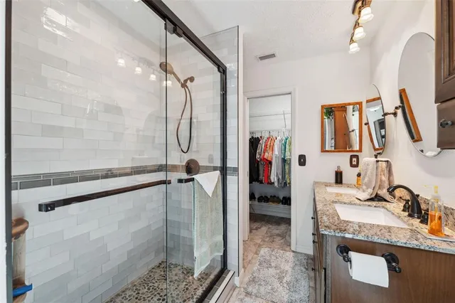 a room with furniture and a window